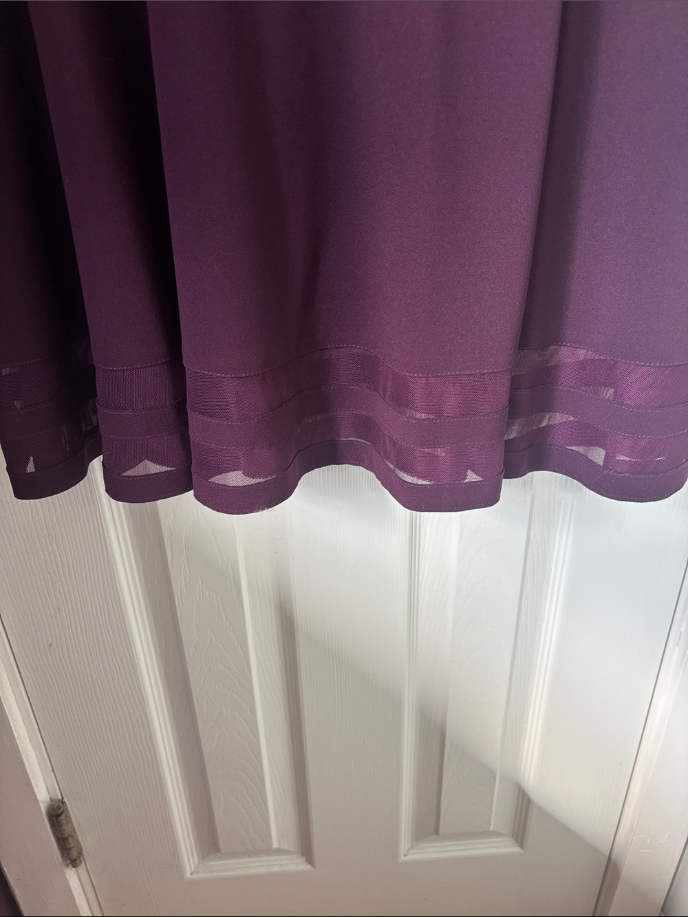 Calvin Klein Sleeveless Plum Fit-and-Flare Dress - Picture 4 of 4